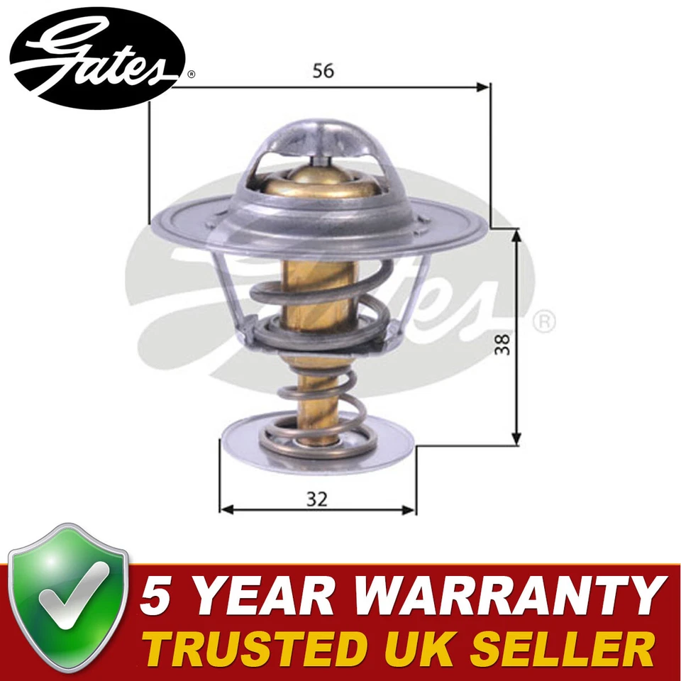 Refrigerante termostato Gates se adapta a Fiat 128 1969-1984 127 1977-1986 Fiorino 1980-1998 Foto 1 de 1