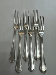Christofle Spatours Silberteller Abendessen Gabeln 8 1/8" - Bild 1 von 19