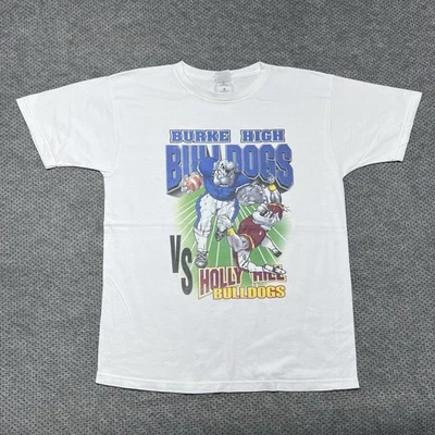 Camiseta De Colección 1998 Burke Bulldog Vs Holly Hill Bulldogs High School Fútbol L Foto 1 de 4