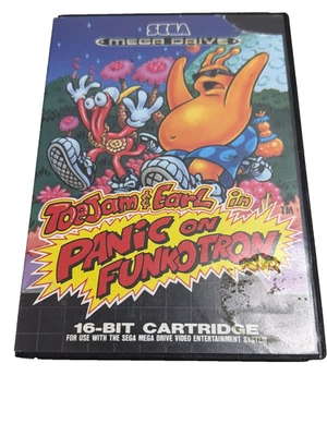 Sega Mega Drive Toejam & Earl Panic on Funkotron 16-Bit Cartridge Classic - Image 1 of 4