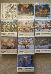 Pezzi e Pezzi Puzzle 1000 Pezzi Lotto di 10 Sigillati Nuovi Puzzle - Foto 1 di 11