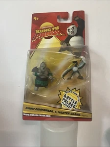 Brandneu 2007 Kung Fu Panda Rhino Commander & Maser Crane Actionfiguren - Bild 1 von 5