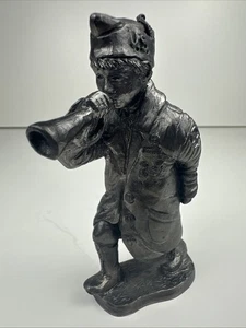 Michael Ricker Pewter Backyard Circus Boy In Uniform With Horn Numbered & Signed - Picture 1 of 12