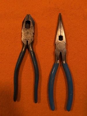 Alicates Channellock 317 y 3047 azules EE. UU. Foto 1 de 4