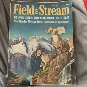 Field & Stream aug 1964 vintage hunting & fishing magazine - Picture 1 of 3