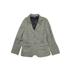 POLO RALPH LAUREN wool herringbone tailored jacket Blazer L 14-16 Boys - Picture 1 of 4