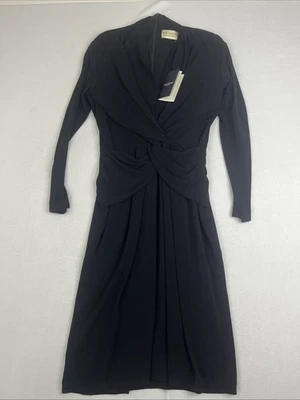 M.M. Vestido LaFleur Mujer 4 Negro Blair Manga Larga Midi Cremallera Foto 1 de 4