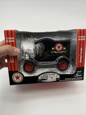 Gearbox Ford 1912 Texaco Delivery Van 1:24 Scale Die Cast Bank GoodYear  - Image 1 of 4
