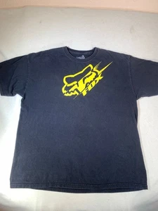 Fox racing Mens XL Black fox head shirt - Picture 1 of 7