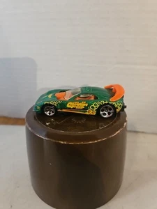 1997 Hot Wheels Callaway C7 Chow Snack Time #013  Green Diecast 1:64 Car Racing - Picture 1 of 6