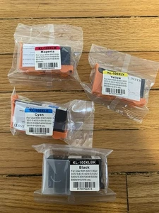 4 cartucce inchiostro Kl-100xl - Foto 1 di 6