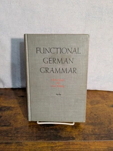 Functional German Grammar 1940 Hardcover Book Meno Spann & Fred Fehling - Picture 1 of 21