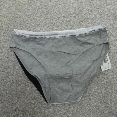Calvin Klein Underwear Womens Medium Bikinis Black White Gray 5 Piece - Image 1 of 4