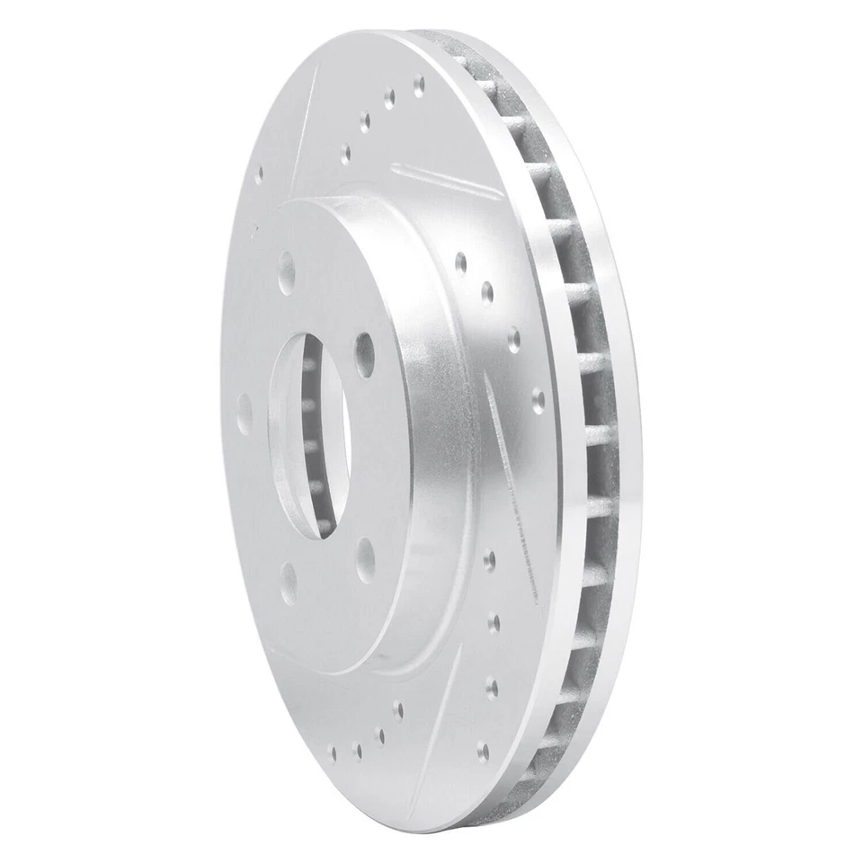 For Buick Rendezvous 02-07 Brake Rotor eLINE Drilled & Slotted 1-Piece Front Foto 1 de 4