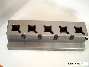 5X Vierkantbalken 25mm jeweils mit Einlage - Bild 1 von 2