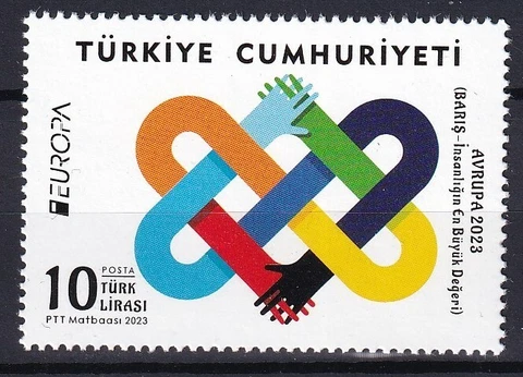 Turkey 2023 CEPT Europa, Peace MNH stamp Cover