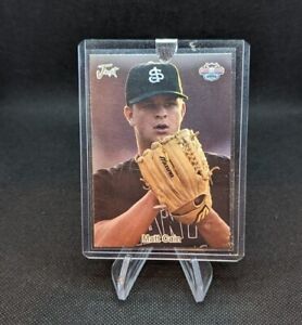 2005 Just Minors Road to the Show Matt Cain Pre Rookie Gold Edition #'d /100 #24