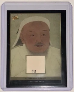 2024 Pieces Of The Past Genghis Khan Vintage Hand Written Document Relic Rare - Picture 1 of 2