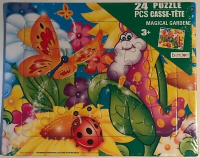 Bendon - "Magical Garden" - 24 Piece Jigsaw Puzzle - Brand New - Still Sealed - Image 1 of 2