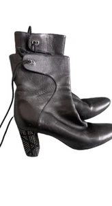 DIOR Leather boots 38.5 EU - Picture 1 of 10