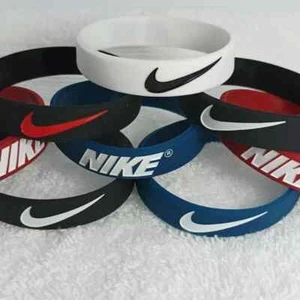 1 piece men's wristband silicone wristband Nike rubber wristband basketball wristband kid - Picture 1 of 54