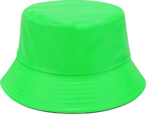 Metallic Bucket Hat Trendy Fisherman Hats Unisex Reversible Packable Sun Cap - Picture 1 of 12