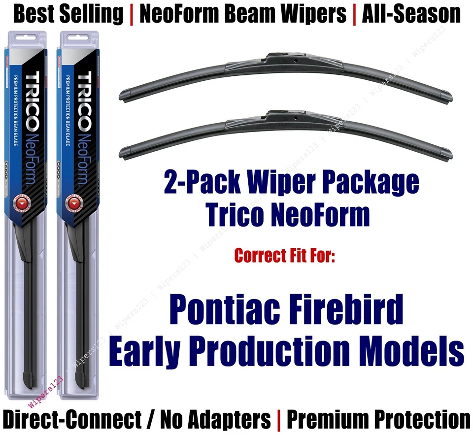 Limpiaparabrisas NeoForm Super Premium 2pk apto para Pontiac Firebird 1993 16180x2 Foto 1 de 1