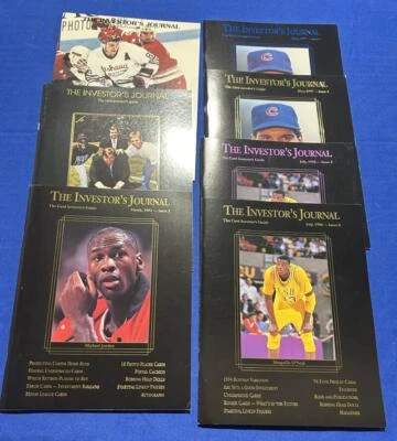 Lote de 7 revistas The Investor's Journal Shaquille O'Neal, Ryan Sandberg, Premier Foto 1 de 4
