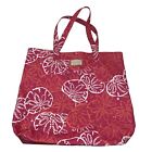 Lilly Pulitzer for Estee Lauder Pink Coral Canvas Sand Dollar Print Tote Bag