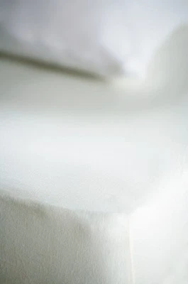 Belledorm 100% Cotton Jersey Memory Foam Fitted Sheet All Sizes and Depths White