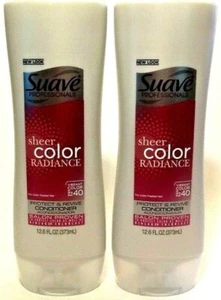 (2 Pack) Suave - Sheer Color Radiance - Protect & Revive CONDITIONER - 12.6 oz - - Picture 1 of 2
