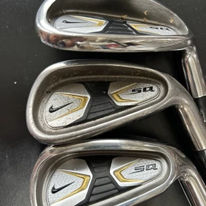 Nike SQ Machspeed JR 5, 7 & 9 Irons Graphite RH Kids Golf Clubs White 33” 34” - Picture 1 of 6
