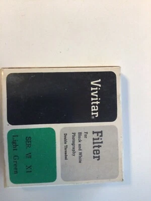 Vivitar Series 7 X1 2X Light Green Double Treaded Filer - Image 1 of 2