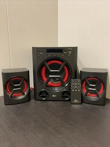 LG LK72B Bluetooth HiFi Multimedia Soundsystem - Schwarz - Bild 1 von 6