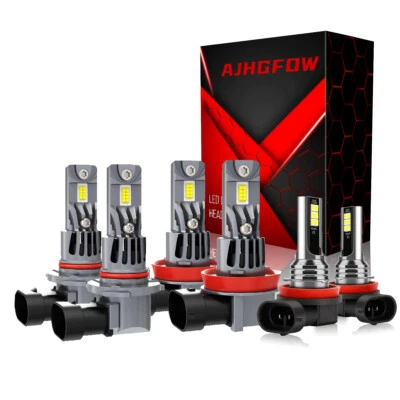 For Subaru XV Crosstrek 2015-2020  LED Headlight High Low + Fog Light Bulbs - Image 1 of 4