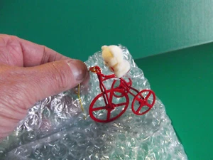 Avon Teddy Bear Gift Collection Ornament Teddy Bear On Trike NIB - Picture 1 of 6