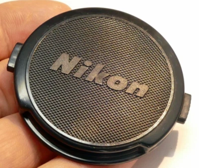 Nikon 52mm rim Lens Front Cap for 85mm f2 Ai-s Nikkor  BLACK - genuine OEM - Image 1 of 4