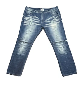 SMOKE RISE Herren Denim Jeans Distressed RN#82930 44X32 - Bild 1 von 8