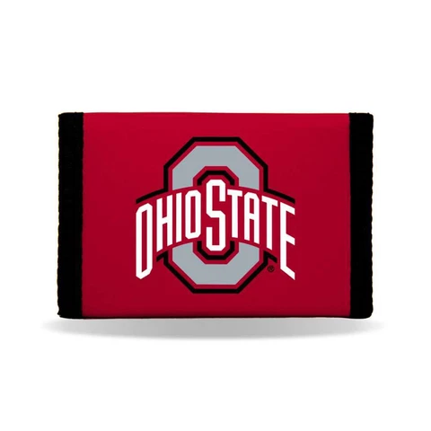 Ohio State Buckeyes Nylon Tri-Fold Wallet Cover