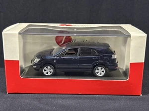 Jcollection 2006 Toyota Harrier AIRS Dark Blue Mica Metallic 1:43 Diecast Car - Picture 1 of 15