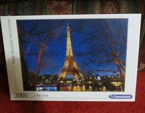 Clementoni Eiffel Tower Paris Nighttime 2000 Piece Jigsaw Puzzle  - Picture 1 of 5