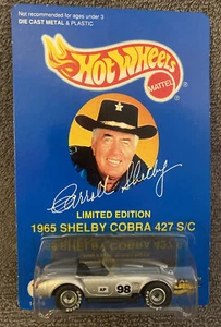 Hot Wheels 14014 1965 Shelby Cobra 427 S/C 1995 edición limitada nuevo - Imagen 1 de 4