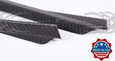 fit:2004-2010 NISSAN ARMADA Window Sill Trim Carbon Fiber Black 4Pc - Image 1 of 4