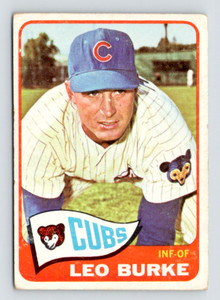 1965 Topps Card, #202 Leo Burke, Chicago Cubs