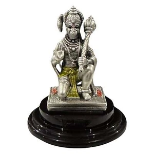 999 Pure Silver Lord Hanuman Idol / Statue / Murthi (Figurine #03) - Picture 1 of 4