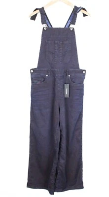 Diesel Bady-NE 0681S Damen Overall S Breit Blau Stretch Baumwolle Latzhose - Bild 1 von 4