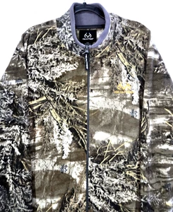 RealTree Men's Size XL (46-48) Full Zip Brown Camouflage Fleece Jacket NWOT NEW! - Picture 1 of 14