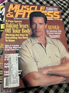 Muscle And Fitness August 1991 7X Mr. Olympia Arnold Schwarzenegger - Bild 1 von 1