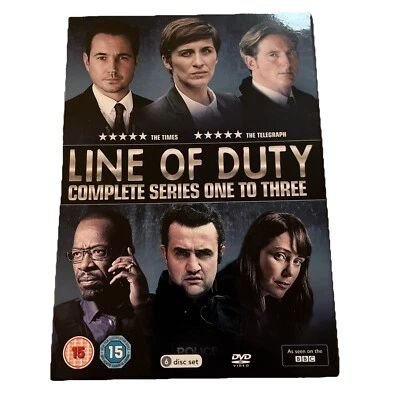 Line Of Duty - Series 1-3 - Complete (DVD, 2016) - Image 1 of 2