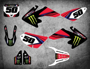 Custom Graphics Full Kit to Fit Honda CRF 50 2004 - 2012 SURGE STYLE stickers - Picture 1 of 1